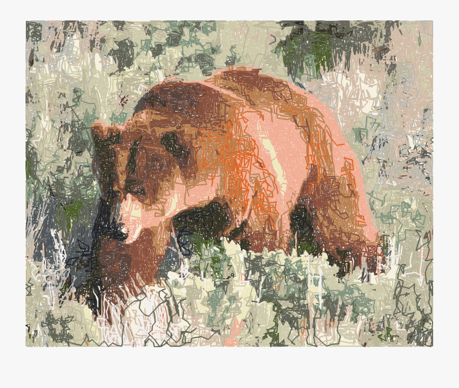 Bear - Brown Bear, Transparent Clipart