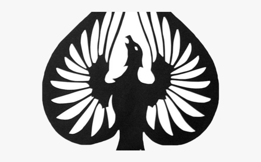 Ace Of Spades Bird, Transparent Clipart