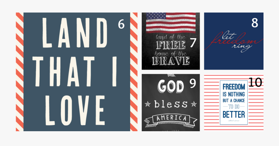 Transparent Free Fourth Of July Clipart - Poster, Transparent Clipart