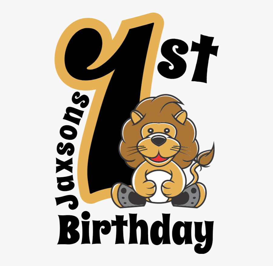 Jaxons First Birthday - Cartoon, Transparent Clipart