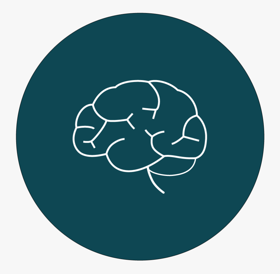 Spine Clipart Brain - Circle, Transparent Clipart