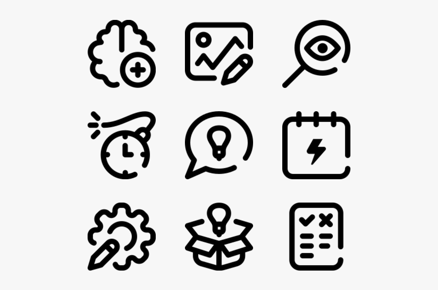 Pagina De Png Gratis - Thinking Icons Png, Transparent Clipart