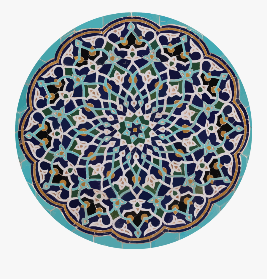 Circle,symmetry,jameh Mosque Of Isfahan - Jame Mosque Of Yazd, Transparent Clipart
