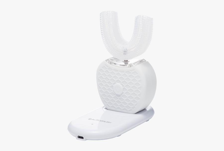 Autobrush Automatic Toothbrush With White Charger"

 - Auto Brush Png, Transparent Clipart