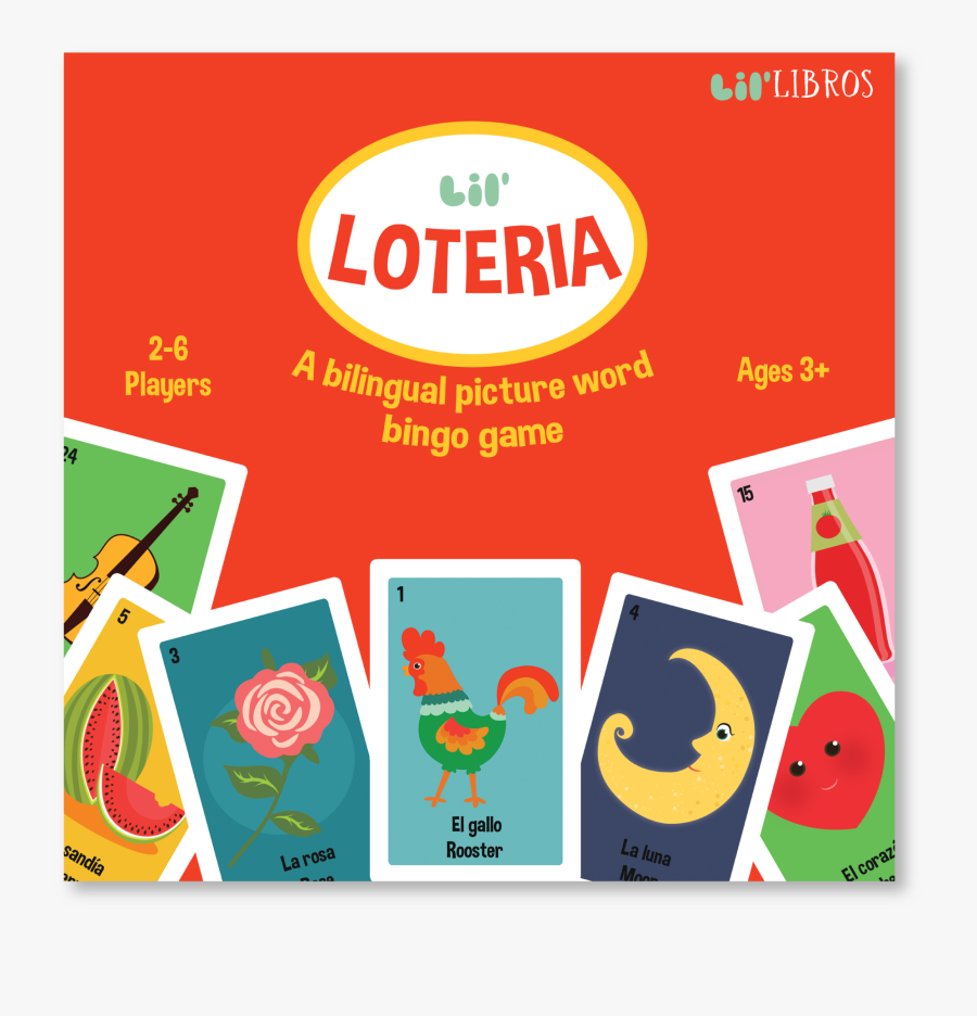 Loteria Cards Png - Lil Loteria A Bilingual Picture Word Bingo Game, Transparent Clipart