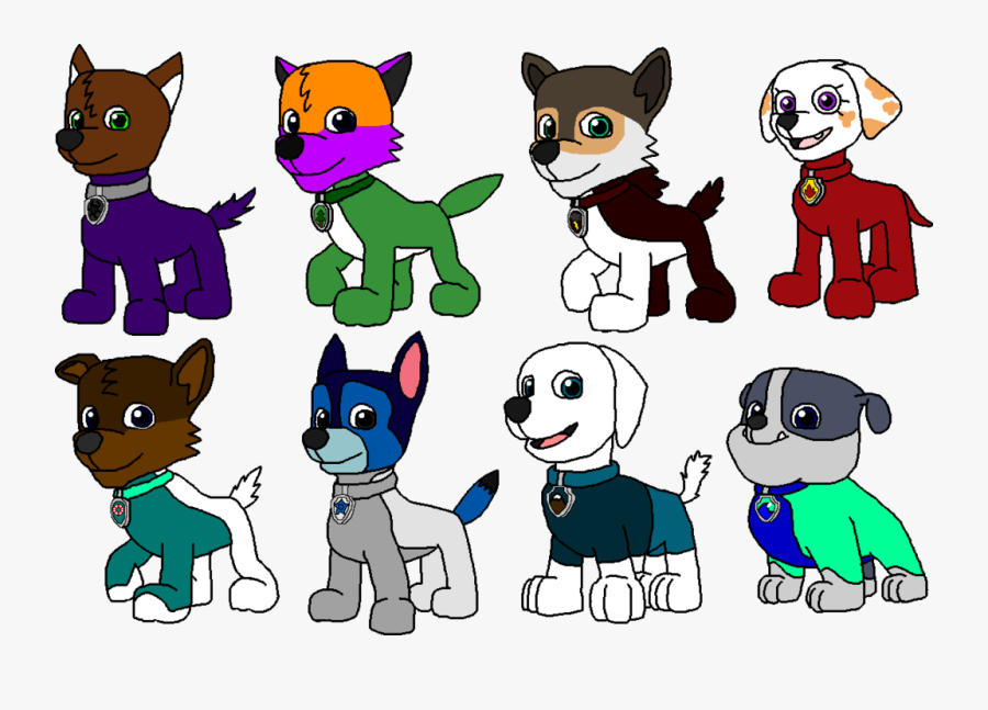 Paw Patrol Outfits Pup Pajamas Batch By - Paw Patrol Fan Made Characters Wolf Prince Leon, Transparent Clipart