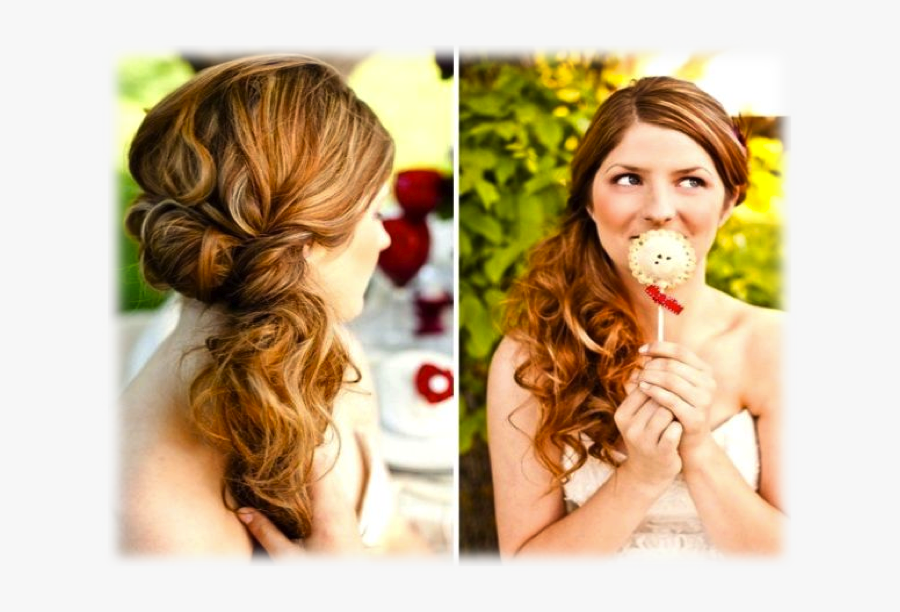 Clip Art Most Popular And Simple - Party Side Hairstyle Girl, Transparent Clipart