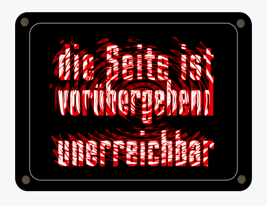 Schild Out Of Order Svg Vector File, Vector Clip Art - Tablet Computer, Transparent Clipart
