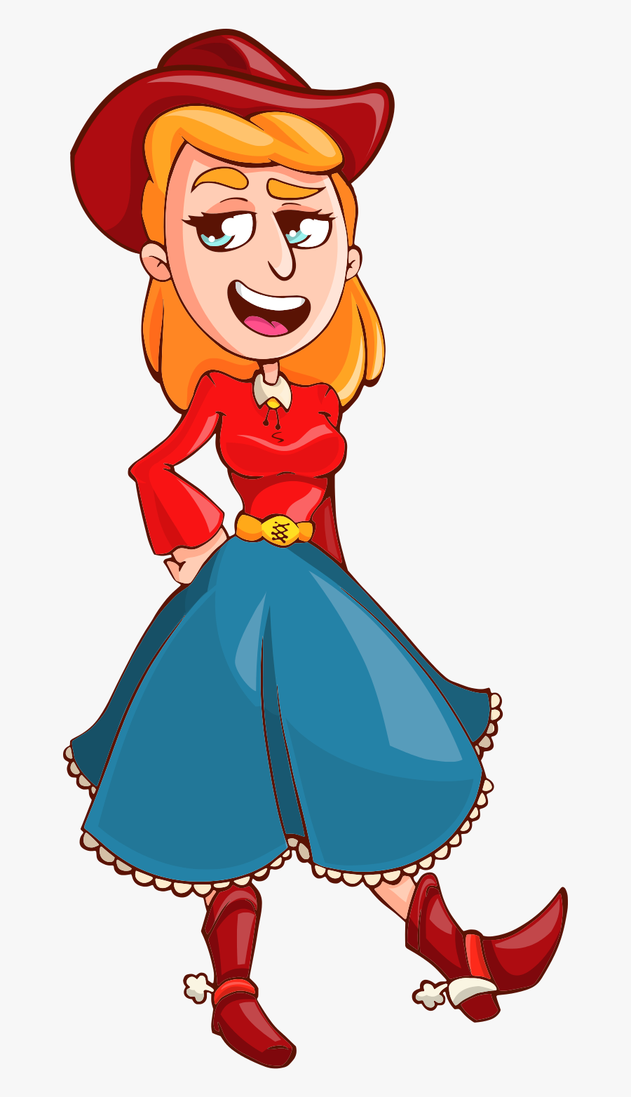 Transparent Cartoon Png - Png Girl Vector, Transparent Clipart
