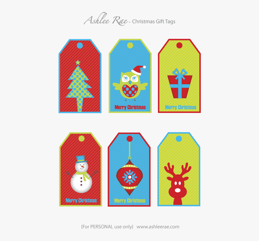 Christmas Gift Tag Clipart, Transparent Clipart