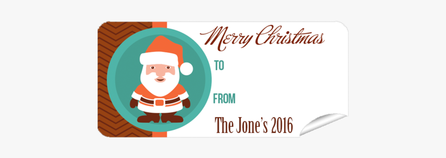Christmas Gift Tag Clipart, Transparent Clipart