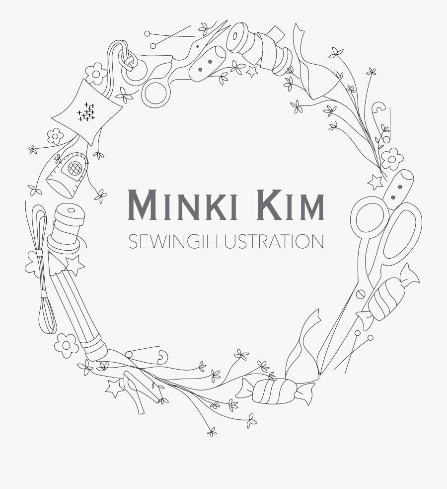 Minki"s Work Table - Line Art, Transparent Clipart