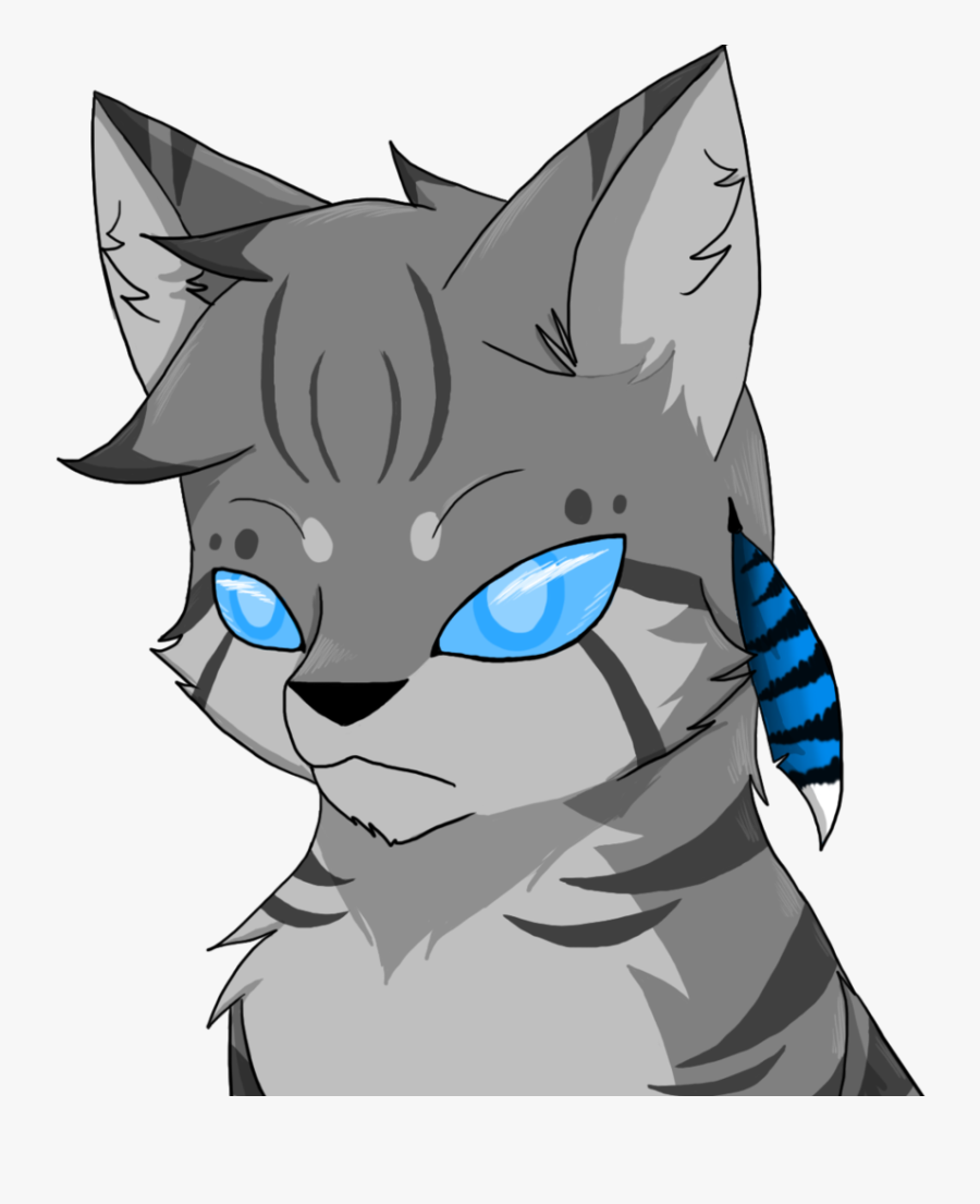 Transparent Kids Head Clipart - Jay Feather Warrior Cats, Transparent Clipart