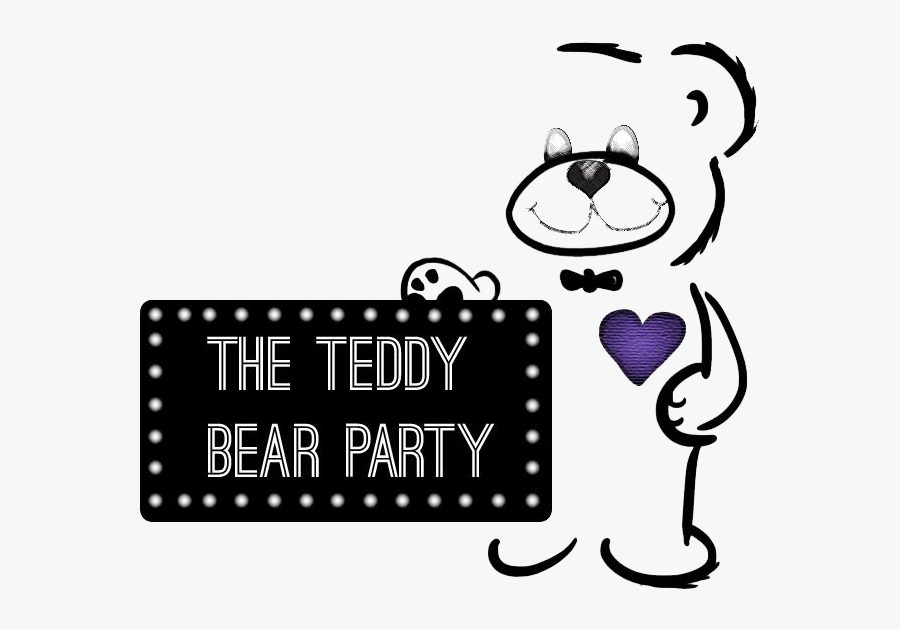 Logo - Teddy Bear Party Dallas, Transparent Clipart