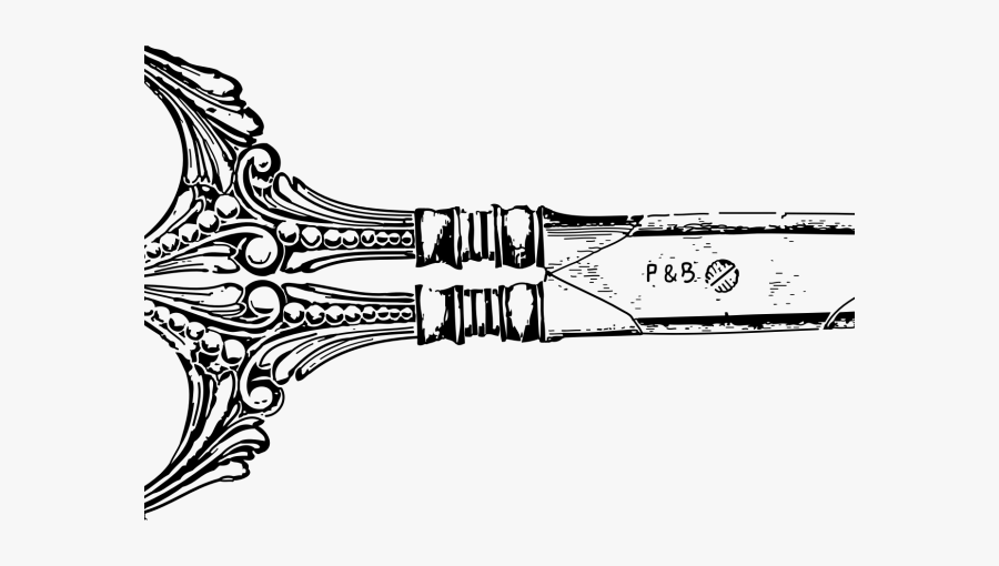 Fancy Scissors Transparent Background, Transparent Clipart
