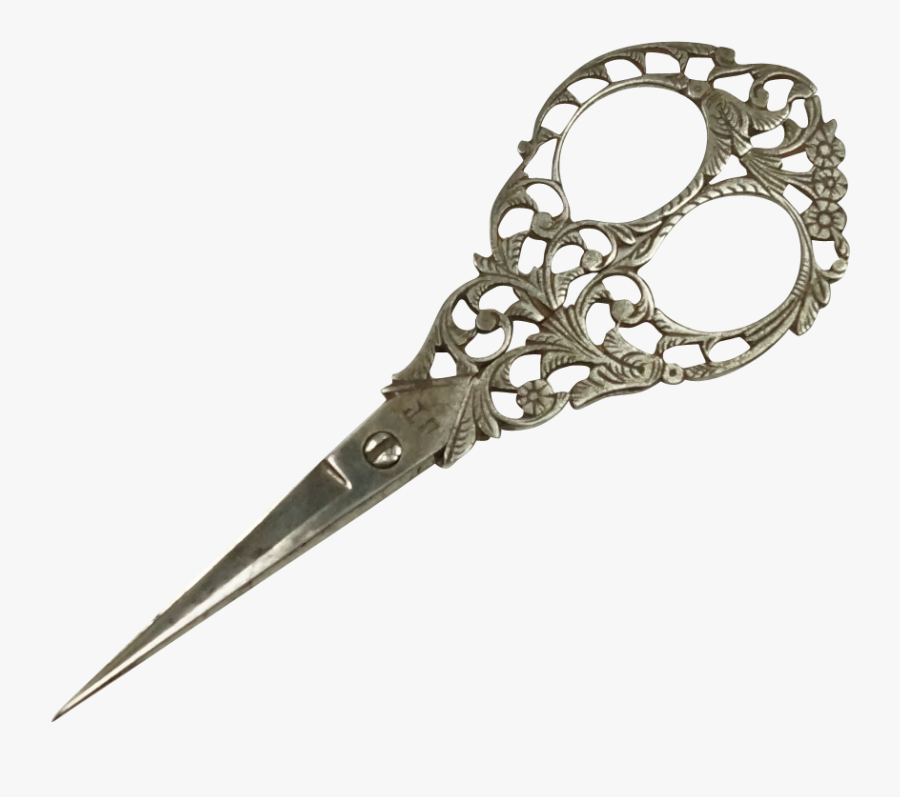 Antique Scissors Transparent, Transparent Clipart
