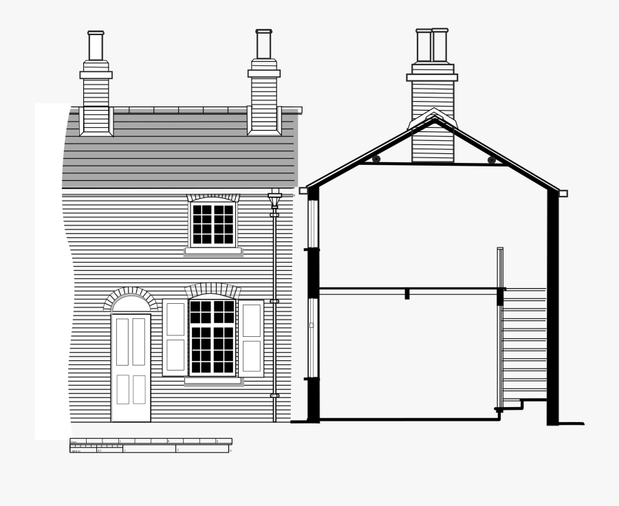 Up House Png - 1 Up 1 Down House, Transparent Clipart