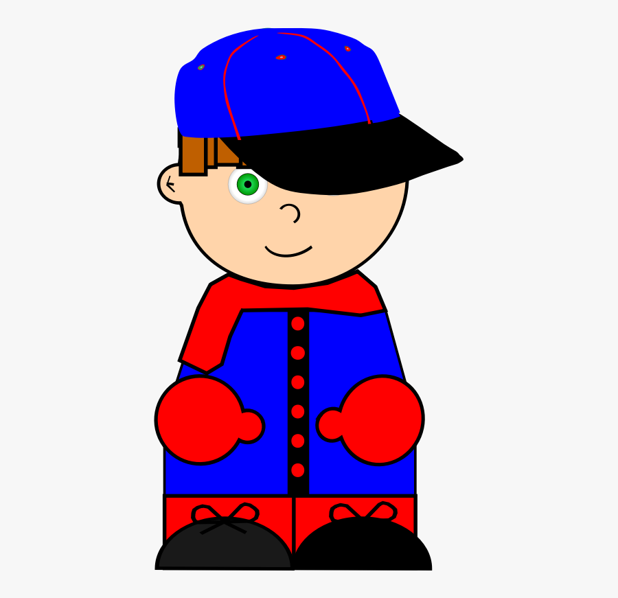 Transparent Kids Playing Baseball Clipart - Boy Bitmap, Transparent Clipart