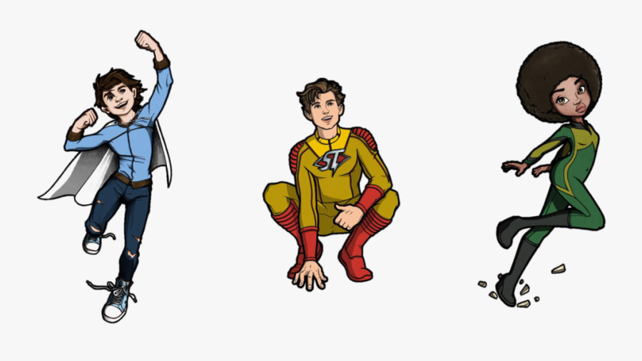 3 Titans - Cartoon, Transparent Clipart