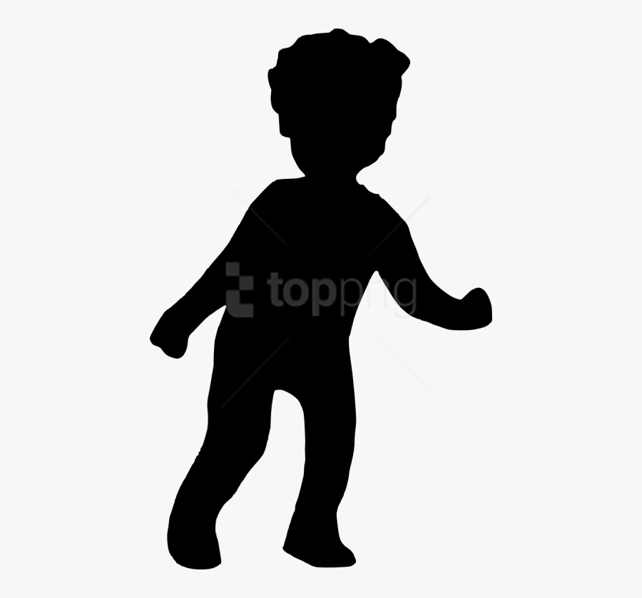 Boy Silhouette Png - Small Boy Silhouette, Transparent Clipart