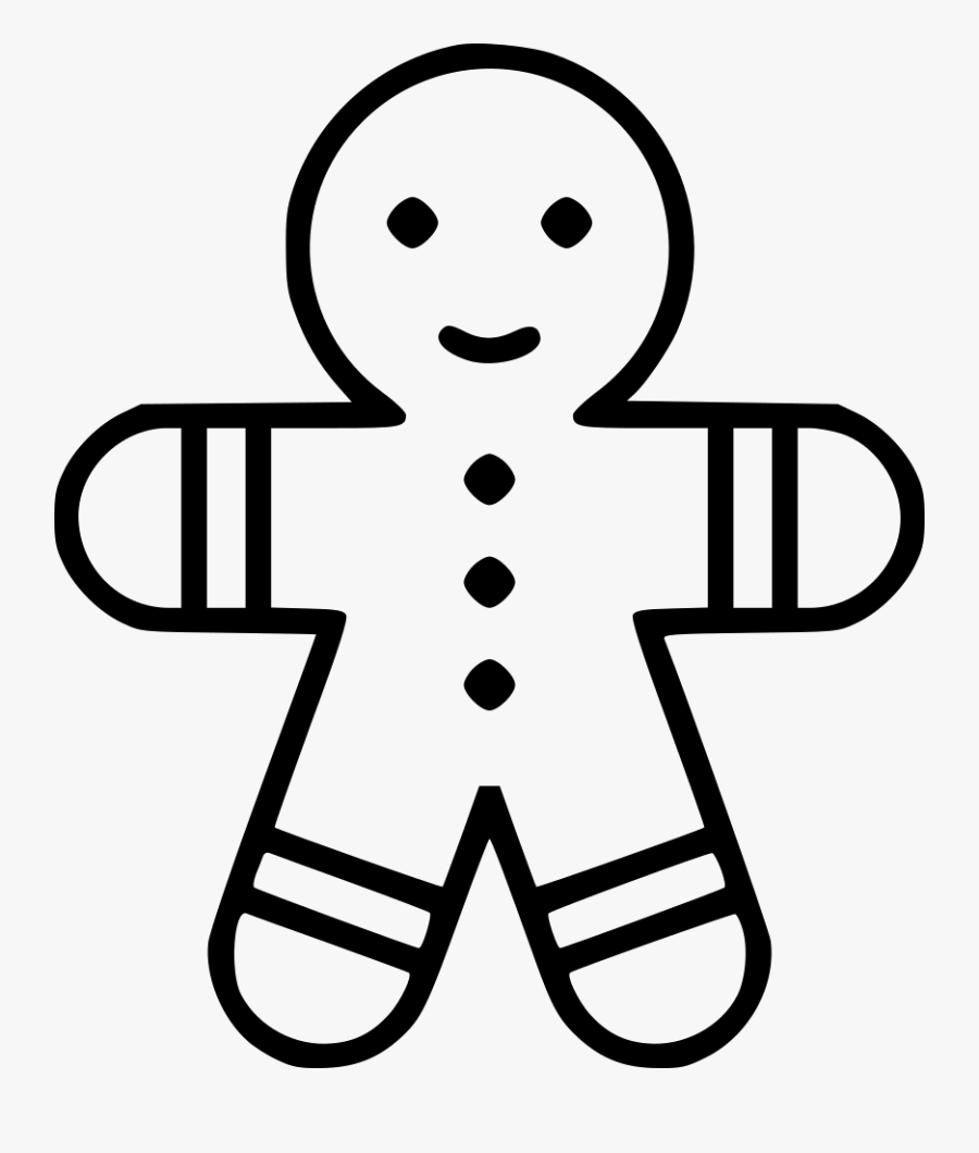 Gingerbread Svg Free Printable - Gingerbread Man Svg Free, Transparent Clipart