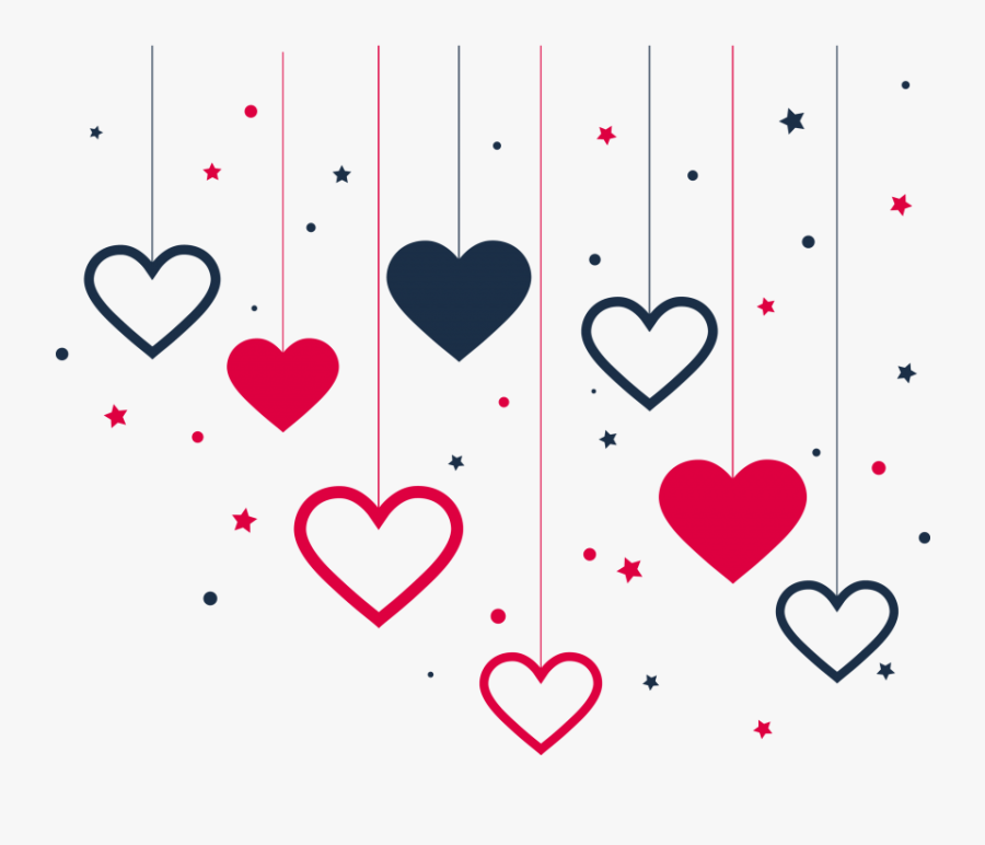 Transparent Hanging Heart Png, Transparent Clipart