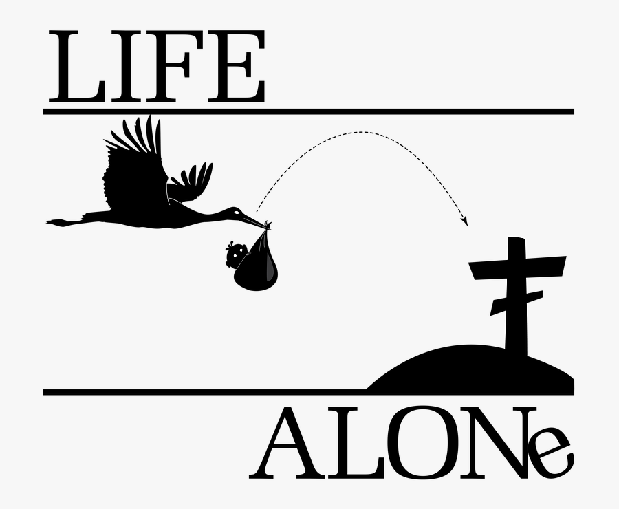Bird, Life, Baby, Birds Flying, People, Wings, Metaphor - Alone Sad Quotes In Hindi, Transparent Clipart