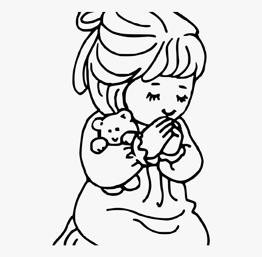 Pray Clipart Indian Prayer - Prayer Hands Clipart Black And White, Transparent Clipart