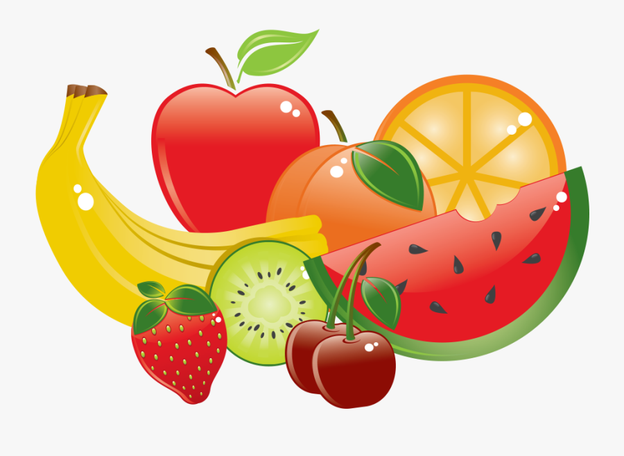 Fruits Clipart Collage - Fruit Clip Art, Transparent Clipart