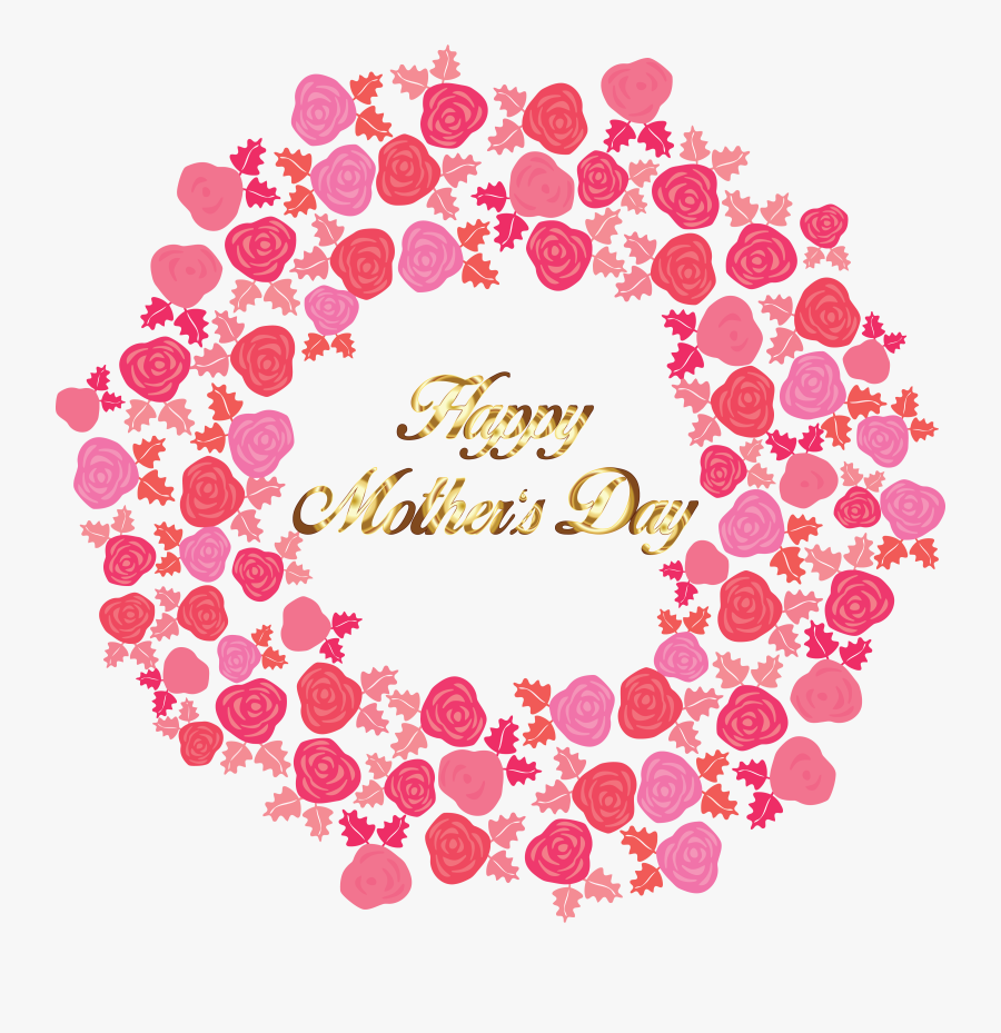 Free Clipart Of A Gold Happy Mothers Day Greeting In - Mothers Day Poster Free, Transparent Clipart