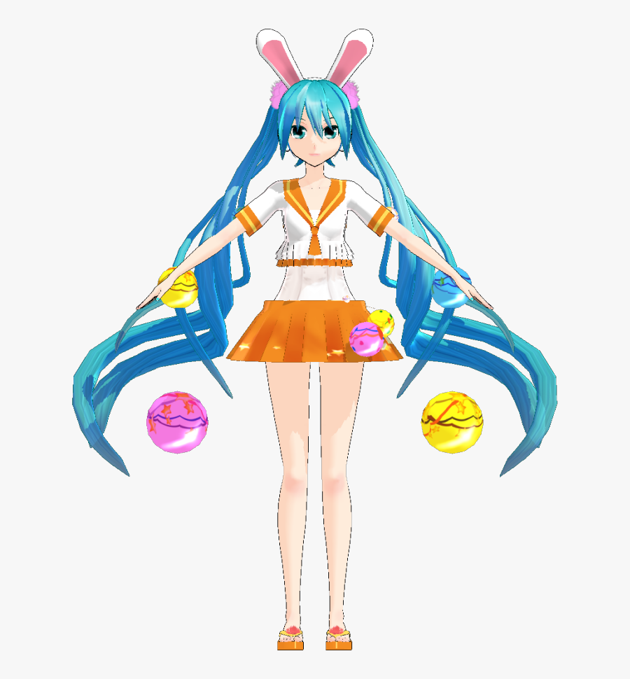 Miku Hatsune Summer Clothes - Cartoon, Transparent Clipart