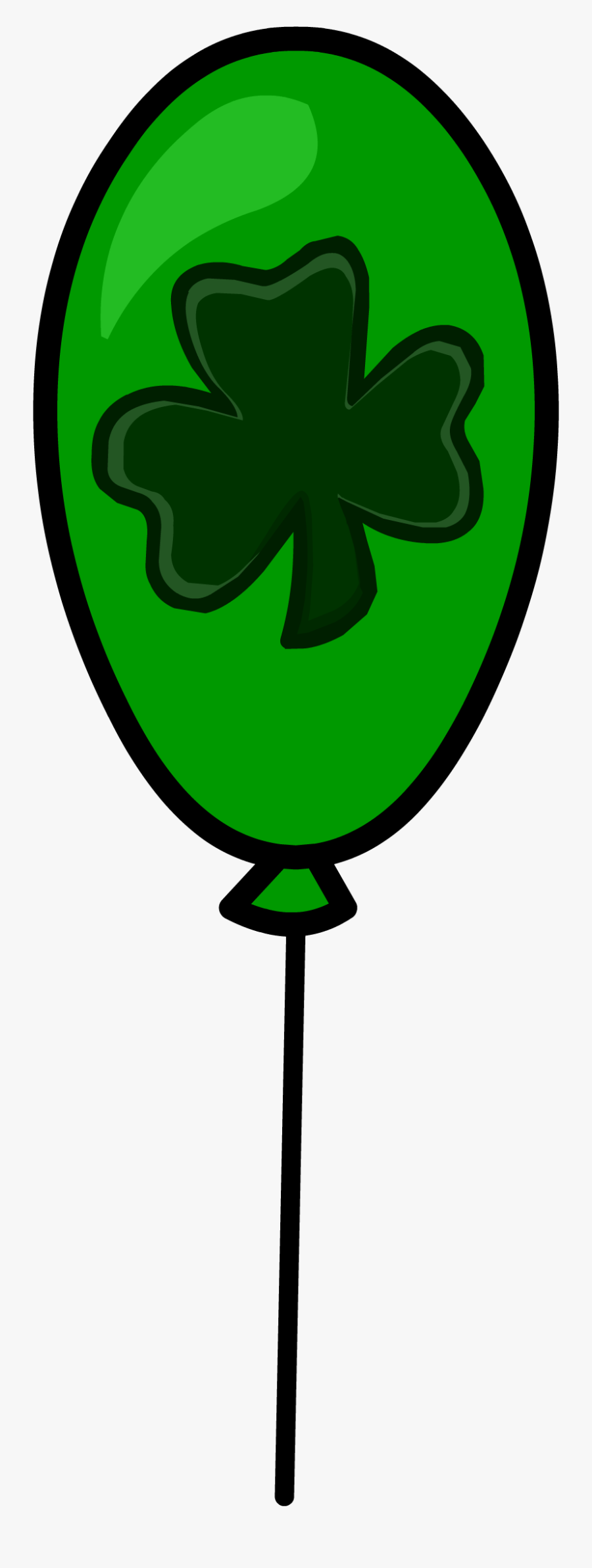 Club Penguin Rewritten Wiki - Club Penguin Clover Balloon, Transparent Clipart