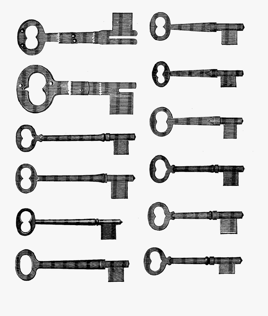 Gamle Nøkler, Transparent Clipart