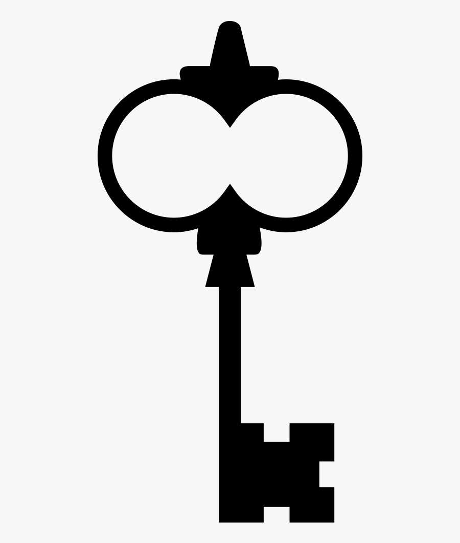 Key Of Vintage Design Comments - Desenho De Chave Preta, Transparent Clipart
