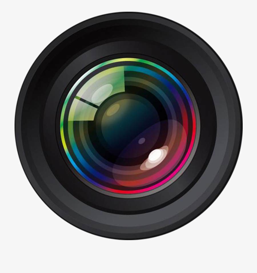 Lens Clipart Transparent Background - Camera Lens Visiting Card, Transparent Clipart