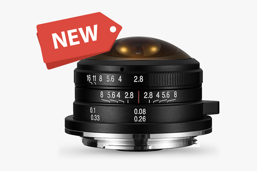 Laowa 4mm F 2.8, Transparent Clipart