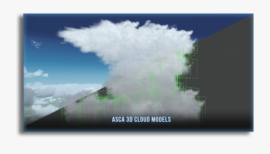 Ascacloudmodels - Active Sky Cloud Art, Transparent Clipart