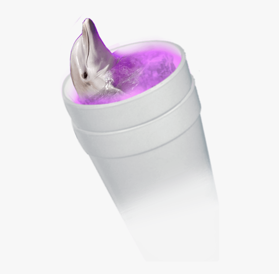 Purple Drank Ultimate Monster War Happy Cat Kawaii - Lean Vaporwave, Transparent Clipart