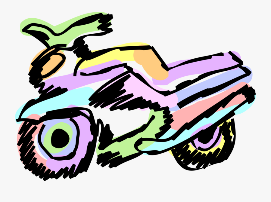 Vector Motorcycles Street Bike, Transparent Clipart