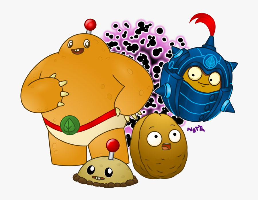 Plants Vs Zombies Clipart Sad - Potato Mine Plants Vs Zombies Drawing, Transparent Clipart