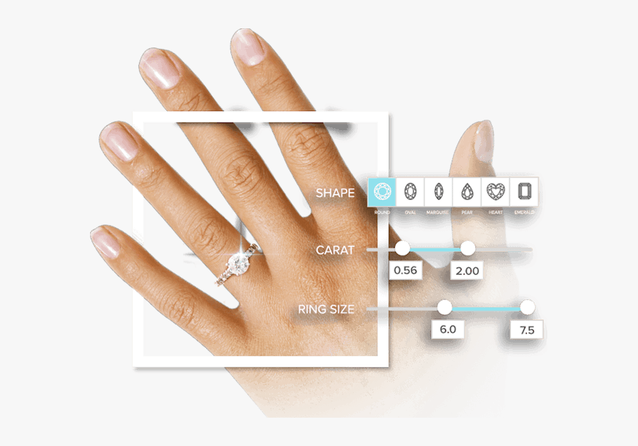 Clip Art This New Site Is - 1.27 Carat On Finger, Transparent Clipart