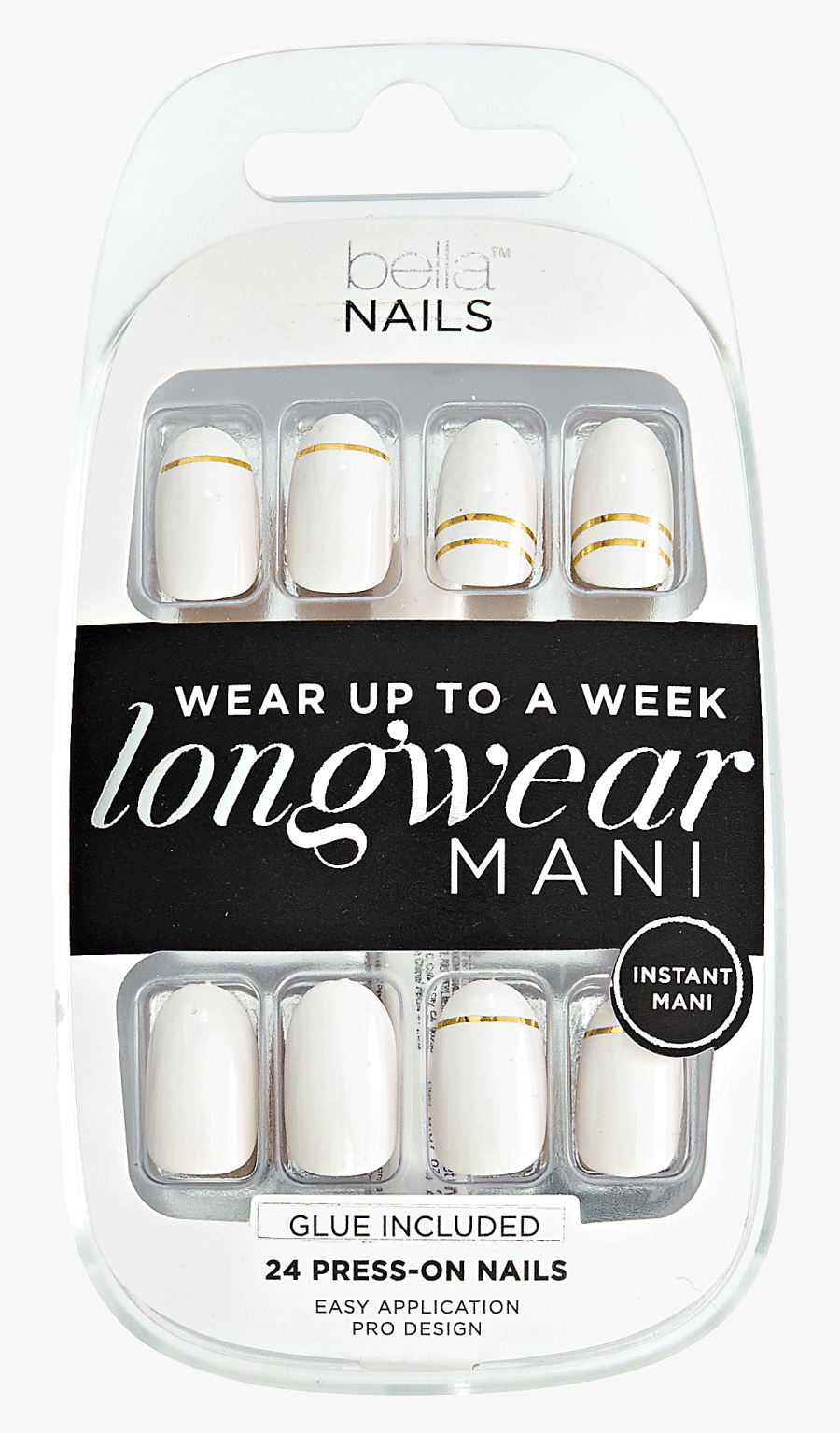 Transparent Gold Accent Png - Bella Nails Longwear Mani, Transparent Clipart