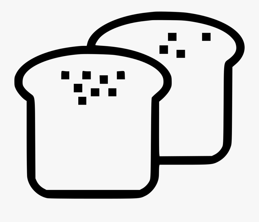 Bread Slice - Bread, Transparent Clipart