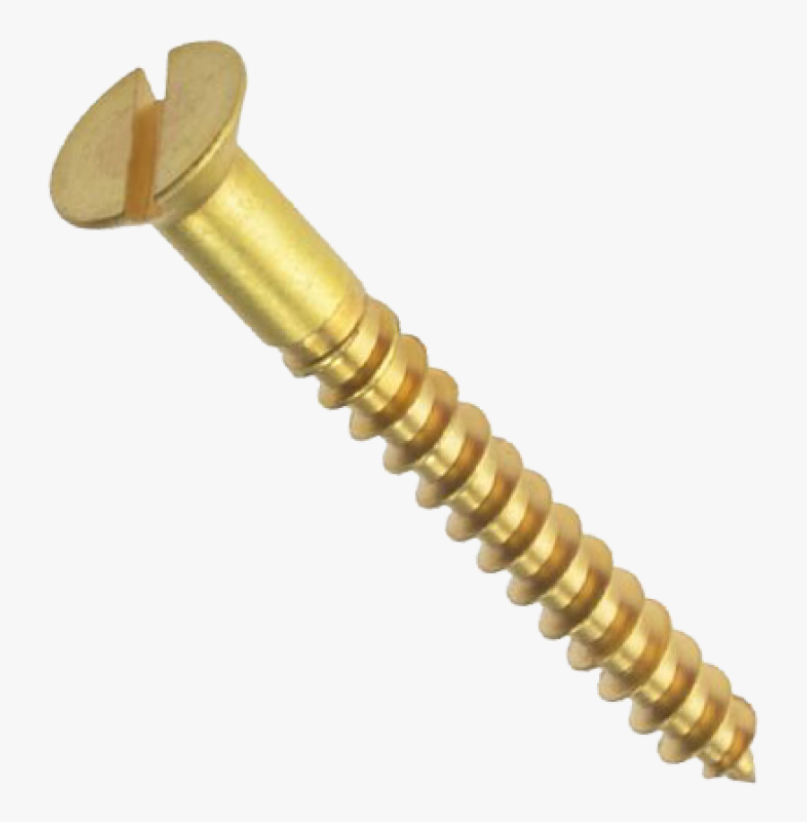 Metal Nail Png Free Download - Brass, Transparent Clipart