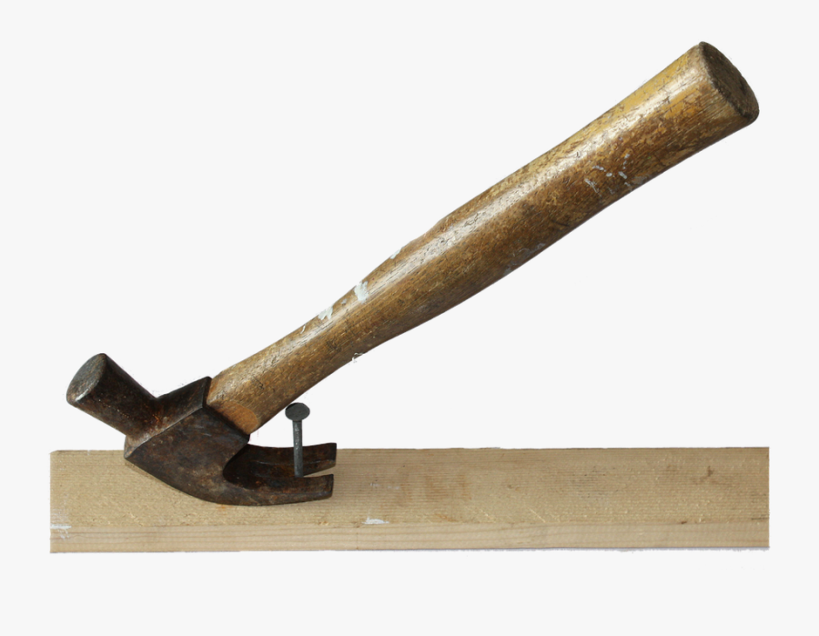 Tool Hammer Nail Wood Foreground Pull Repair - Antique Tool, Transparent Clipart