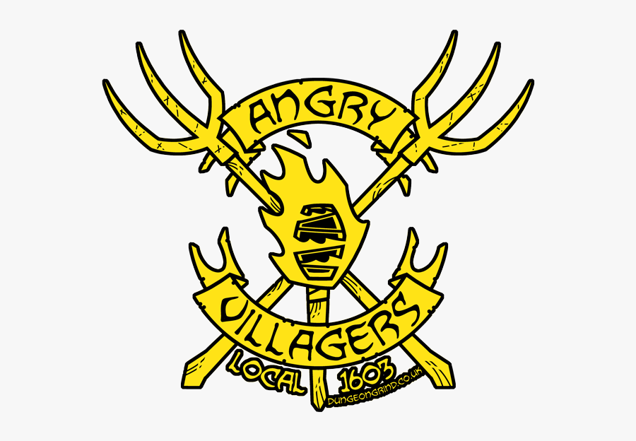 Peasants With Pitchforks And Torches , Free Transparent Clipart