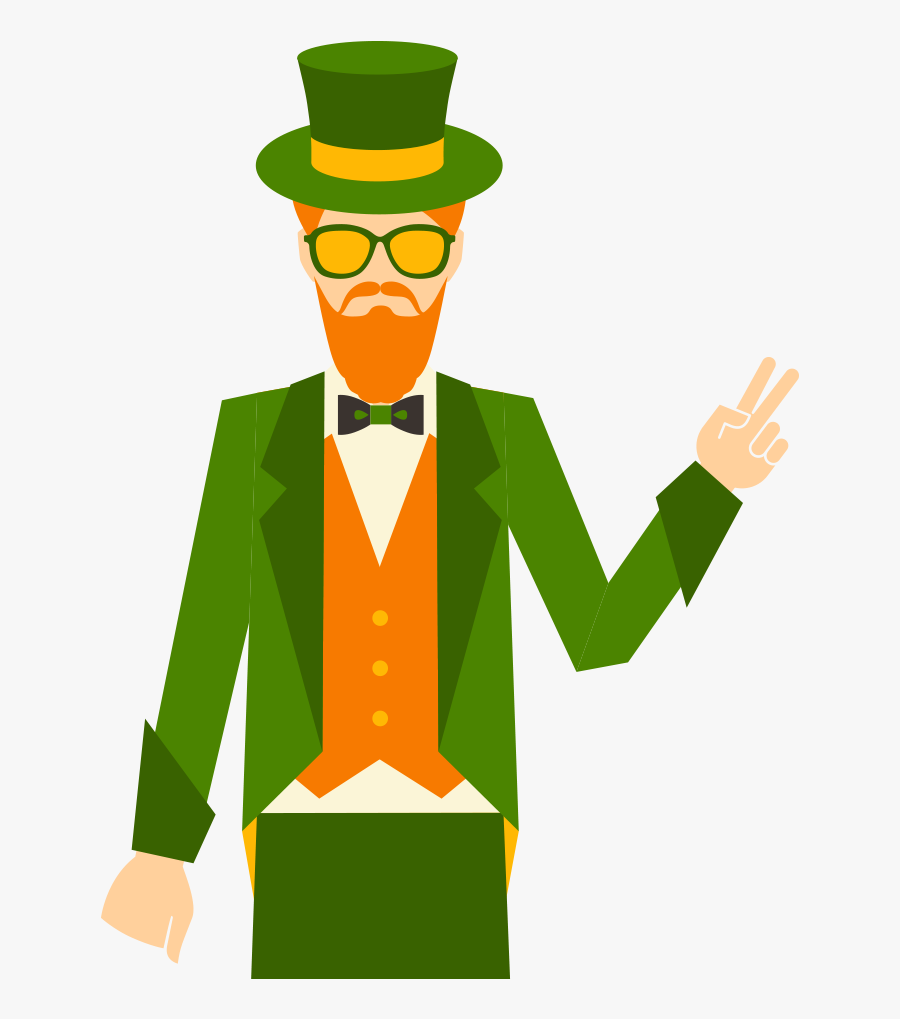 Everything You Know About St - St Patrick's Day Hipster, Transparent Clipart