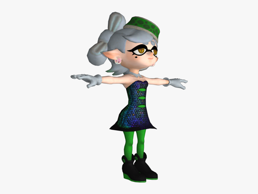 Cartoon,fictional Character,animated Art,saint Patrick"s - Splatoon T Pose, Transparent Clipart