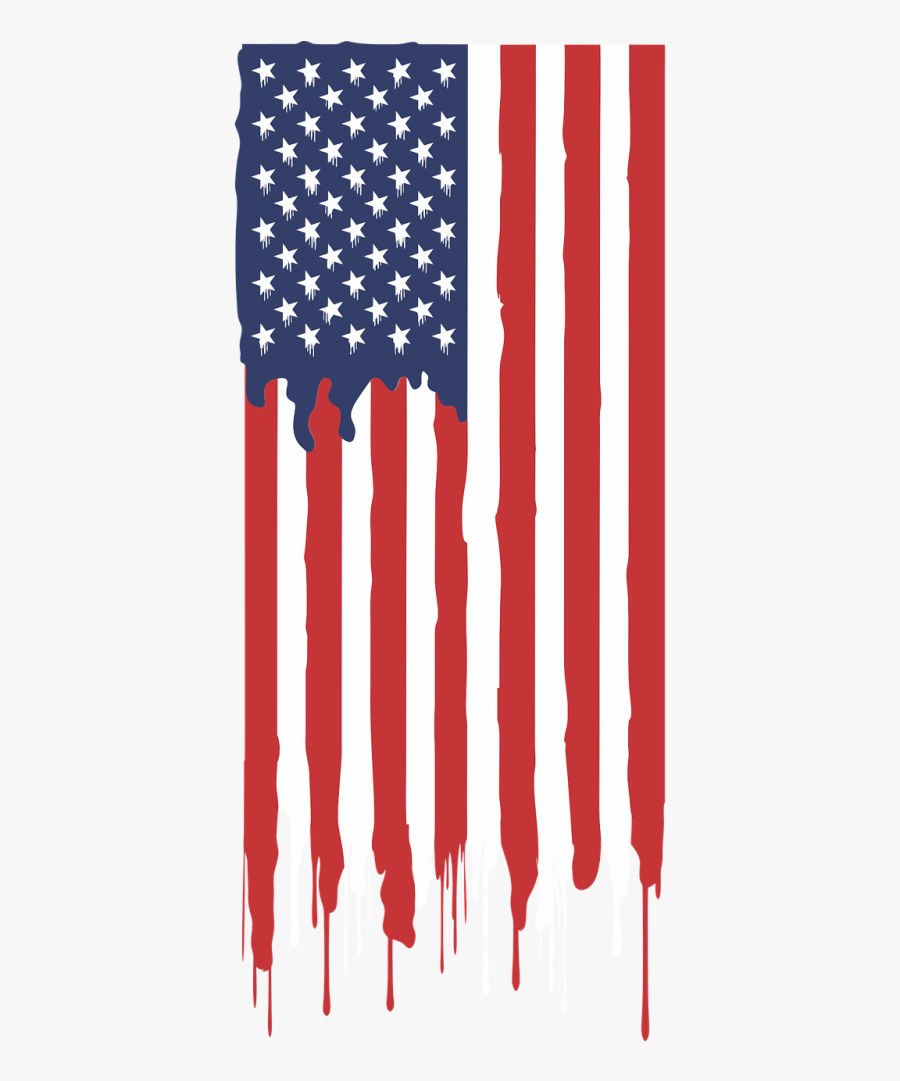 American Flag Graffiti Usa - Happy Independence Day 2019, Transparent Clipart
