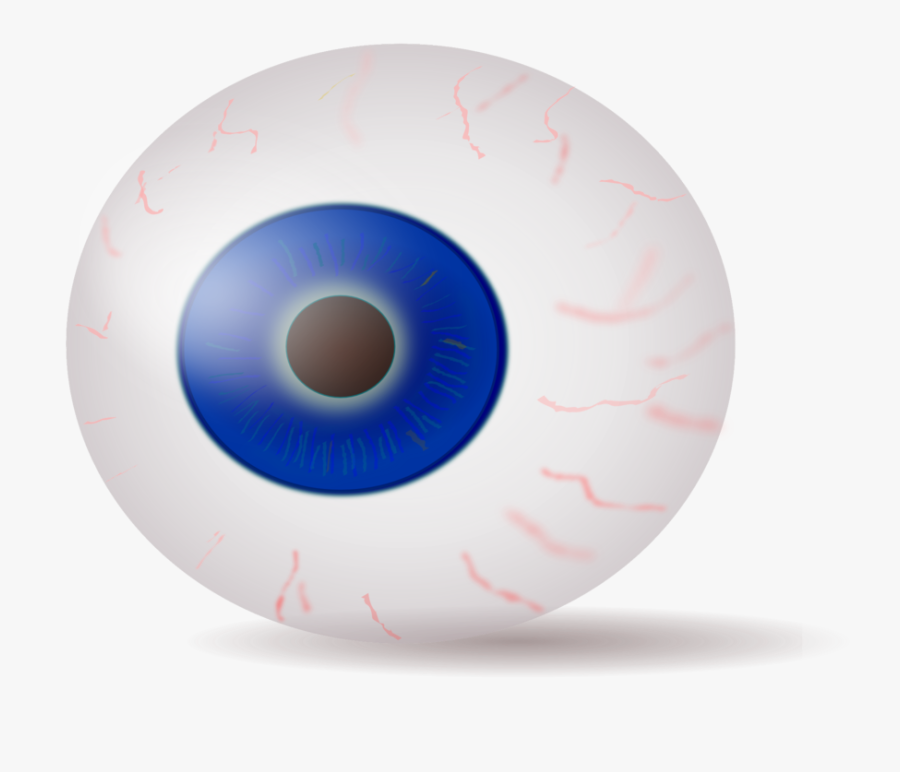 Eyeball Blue Realistic - Human Eyeball Transparent Background, Transparent Clipart